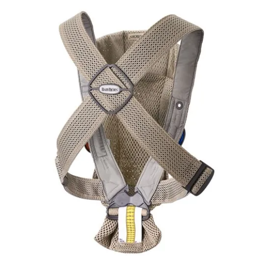 BabyBjörn Bärsele Mini 3D Mesh Gråbeige