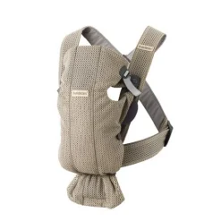 BabyBjörn Bärsele Mini 3D Mesh Gråbeige