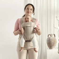 BabyBjörn Bärsele Mini 3D Mesh Gråbeige
