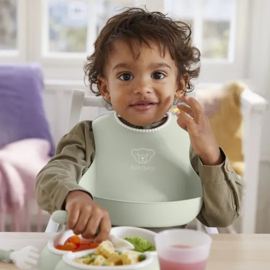 BabyBjörn Haklapp Grön/Blå 2-pack