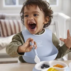 BabyBjörn Haklapp Grön/Blå 2-pack