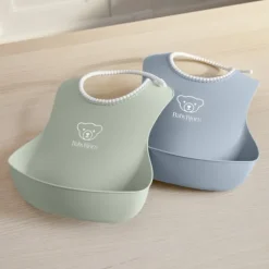 BabyBjörn Haklapp Grön/Blå 2-pack