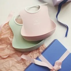 BabyBjörn Haklapp Grön/Rosa 2-pack