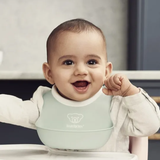 BabyBjörn Haklappsset Blekgrön 2-pack