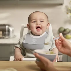 BabyBjörn Liten Haklapp Grå/Rosa 2-pack
