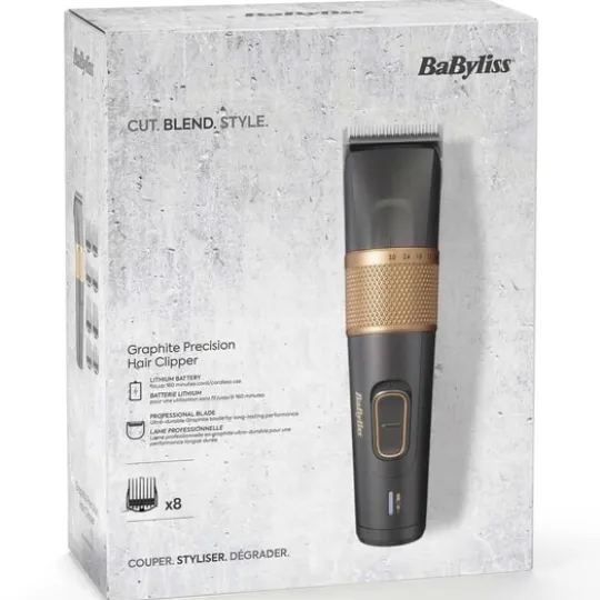 BaByliss Hårklippare Graphite Precision E987E