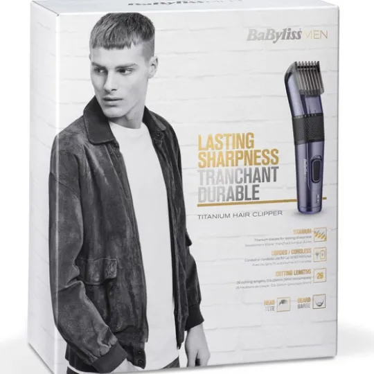 BaByliss Hårklippare Tiotanium E976E