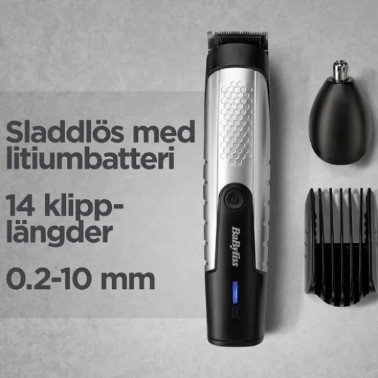 BaByliss Skäggtrimmer Lithium Power T812E