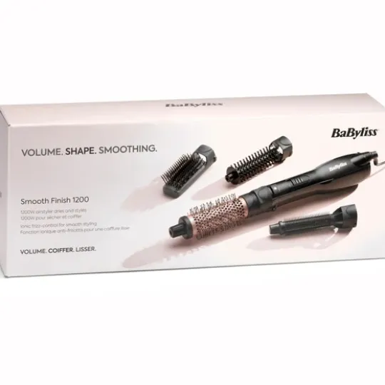 BaByliss Varmluftsborste Smooth Finish 1200W AS122E