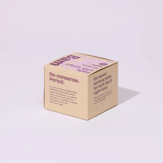 BAM Organic Bamboo Period Pads 12 st