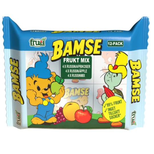Bamse Fruktmix 12 x 14 g