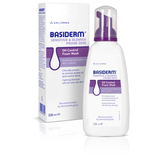 Basiderm Oil Control Foam Wash 235 ml