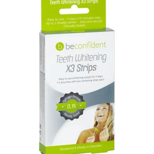 Beconfident Tandblekning X3 Strips 5 st
