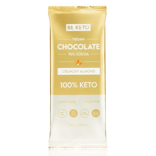 BeKeto Chocolate Crunchy Almond 80 g
