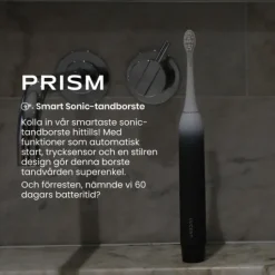 Be Lucent Prism Eltandborste Graphite Black
