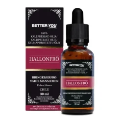 Better You Kallpressad Hallonfröolja EKO 30 ml