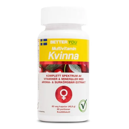 Better You Multivitamin Kvinna 60 kaps