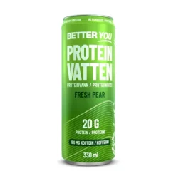 Better You Proteinvatten Fresh Pear Koffein 180 mg 330 ml
