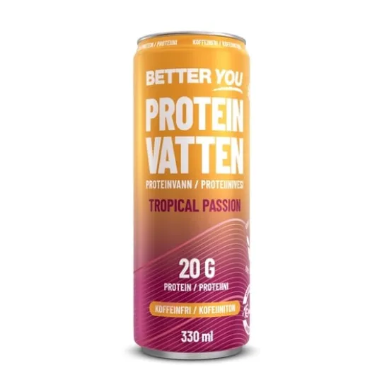 Better You Proteinvatten Tropical Passion Koffeinfri 330 ml