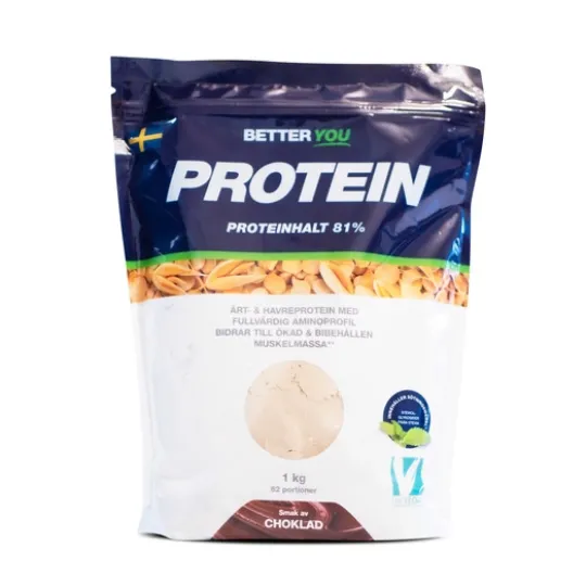 Better You Ärt & havreprotein Choklad 1 kg