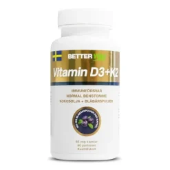 Better You Vitamin D3+K2 60 kaps