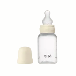 BIBS Baby Bottle Round Silicone Slow Flow Ivory 150 ml