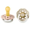 BIBS Boheme Latex Size 2 Blush GLOW/Vanilla GLOW 2-pack