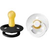 BIBS Colour Latex Size 2 Black/White 2-pack