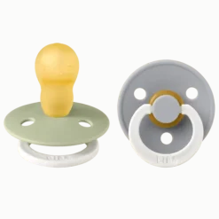 BIBS Colour Latex Size 3 Sage GLOW/Cloud GLOW 2-pack