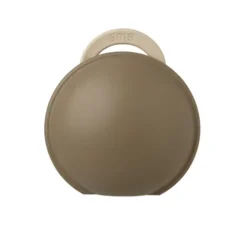 BIBS Colour Pacifier Round Latex Size 2 Vanilla & Pacifier Case Mini Dark Oak