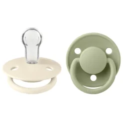 BIBS De Lux Silicone Onesize Ivory/Sage 2-pack