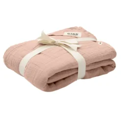 BIBS Muslin Swaddle Blush 120x120 cm