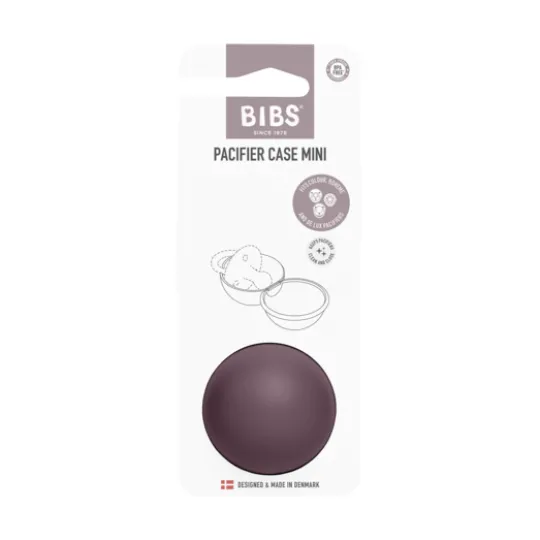 BIBS Pacifier Case Mini Plum