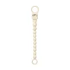 BIBS Pacifier Clip Beaded Ivory