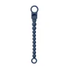 BIBS Pacifier Clip Beaded Steel Blue