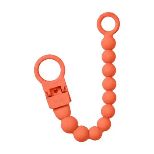 BIBS Pacifier Clip Beaded Tango