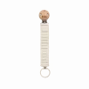 BIBS Pacifier Clip Knitted Ivory