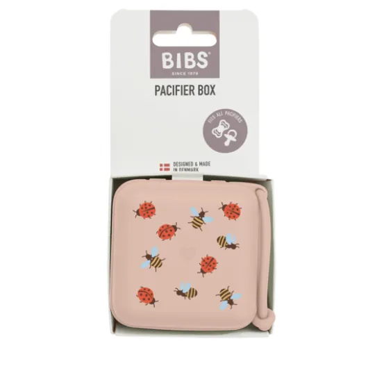 BIBS Studio Pacifier Box Ladybug Bumblebee Mix Blush