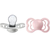 BIBS Supreme Silicone Size 2 Haze/Blossom 2-pack