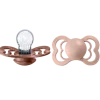 BIBS Supreme Silicone Size 2 Woodchuck/Blush 2-pack