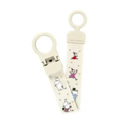 BIBS x Moomin Pacifier Clip Loop Ivory