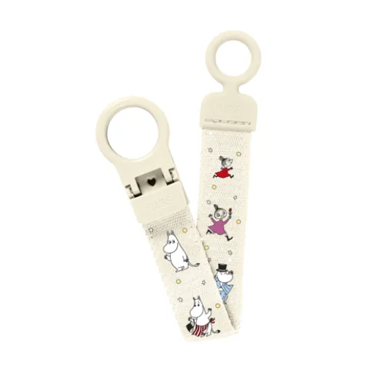 BIBS x Moomin Pacifier Clip Loop Ivory
