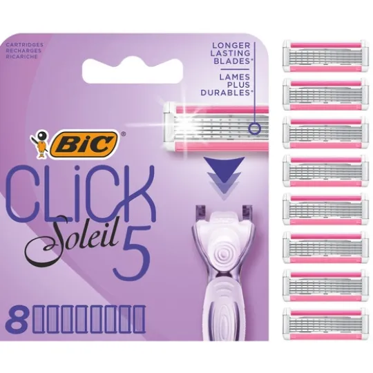 BIC SOLEIL Click 5 Rakblad 8-pack