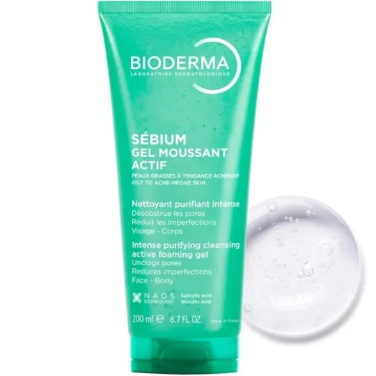 Bioderma Sébium Gel Moussant Actif 200 ml