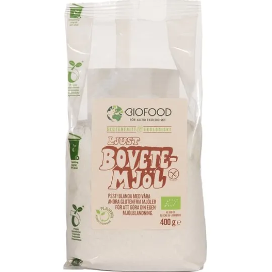 Biofood Bovetemjöl Ljust 400 g