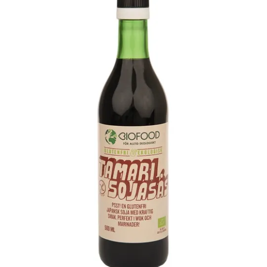 Biofood Glutenfritt Japansk Tamari Sojasås 500 ml