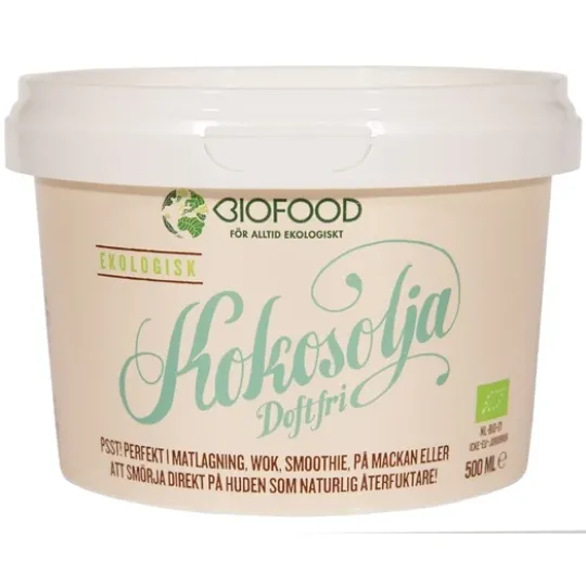 Biofood Kokosolja doftfri 500 ml