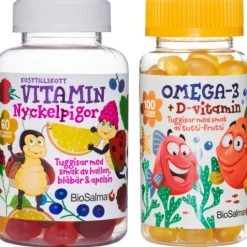 BioSalma Barnvitaminer – Multivitamin + Omega-3