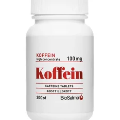 Biosalma Koffein 100 mg 200 tabletter