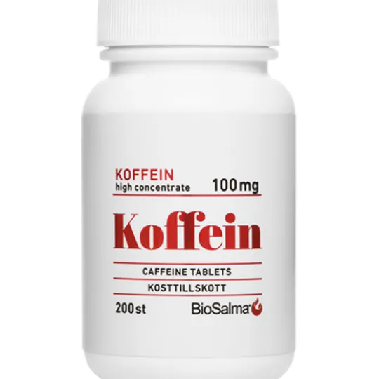 Biosalma Koffein 100 mg 200 tabletter